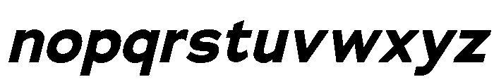 Adrianna Bold Italic Font LOWERCASE