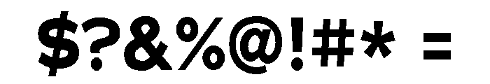 Adrianna Bold Font OTHER CHARS