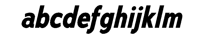 Adrianna Condensed Bold Italic FONT