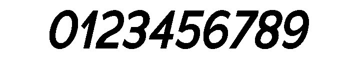 Adrianna Condensed Demi Bold Italic Font OTHER CHARS