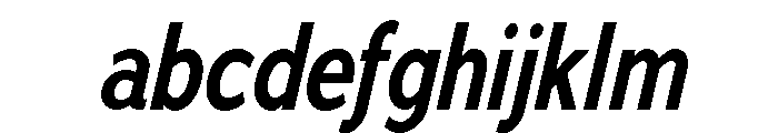 Adrianna Condensed Demi Bold Italic FONT