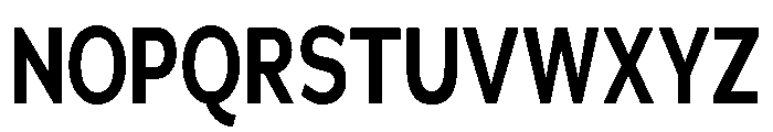 Adrianna Condensed Demi Bold Font UPPERCASE