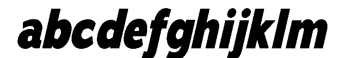 Adrianna Condensed Extra Bold Italic FONT