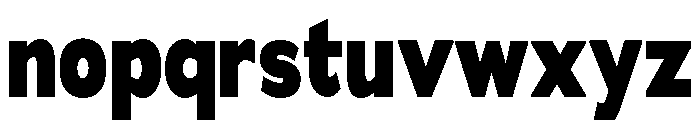 Adrianna Condensed Extra Bold Font LOWERCASE