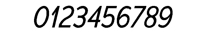 Adrianna Condensed Regular Italic Font OTHER CHARS