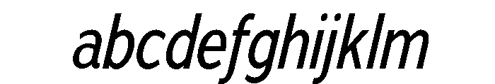 Adrianna Condensed Regular Italic FONT