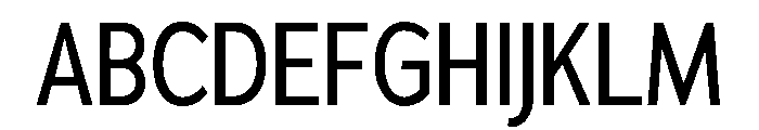 Adrianna Condensed Regular Font UPPERCASE