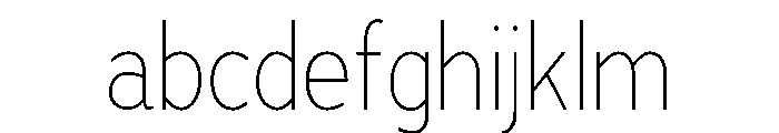 Adrianna Condensed Thin FONT