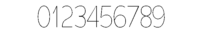 Adrianna Condensed Ultra Light Font OTHER CHARS