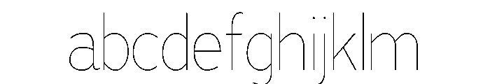 Adrianna Condensed Ultra Light FONT