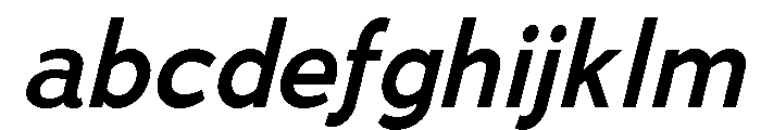 Adrianna Demi Bold Italic FONT