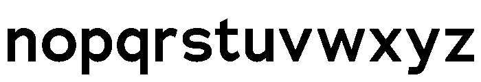 Adrianna Demi Bold Font LOWERCASE