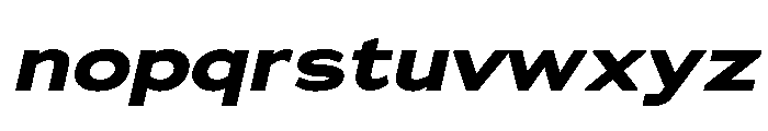 Adrianna Extended Bold Italic Font LOWERCASE