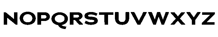 Adrianna Extended Bold Font UPPERCASE