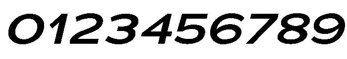 Adrianna Extended Demi Bold Italic Font OTHER CHARS