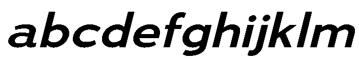 Adrianna Extended Demi Bold Italic FONT
