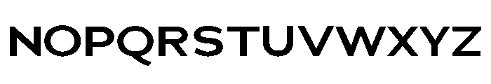 Adrianna Extended Demi Bold Font UPPERCASE