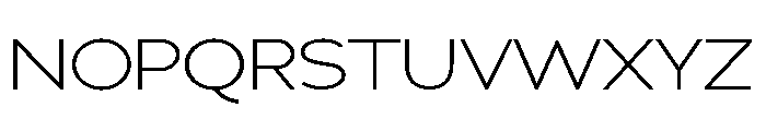 Adrianna Extended Light Font UPPERCASE