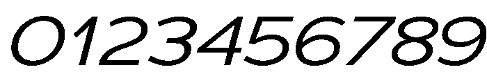 Adrianna Extended Regular Italic Font OTHER CHARS