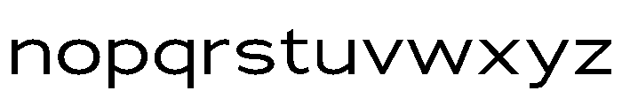 Adrianna Extended Regular Font LOWERCASE