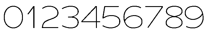 Adrianna Extended Thin Font OTHER CHARS