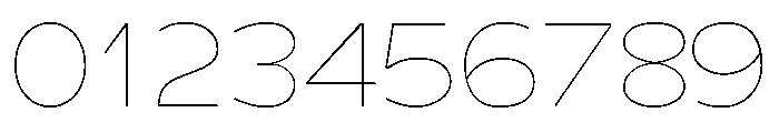 Adrianna Extended Ultra Light Font OTHER CHARS
