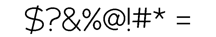 Adrianna Light Font OTHER CHARS