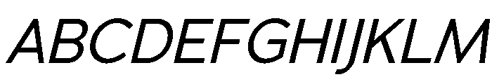 Adrianna Regular Italic Font UPPERCASE