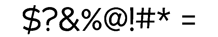 Adrianna Regular Font OTHER CHARS