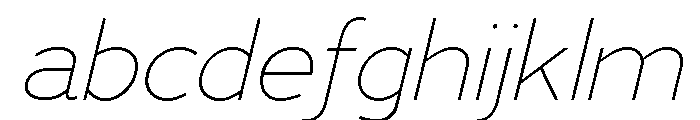 Adrianna Thin Italic FONT