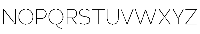 Adrianna Thin Font UPPERCASE
