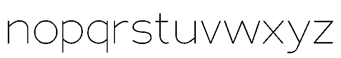Adrianna Thin Font LOWERCASE