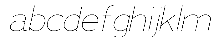 Adrianna Ultra Light Italic FONT