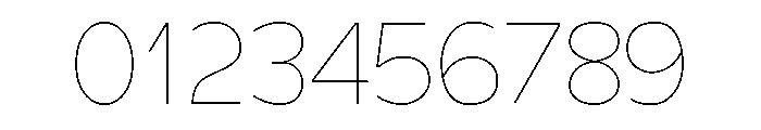 Adrianna Ultra Light Font OTHER CHARS