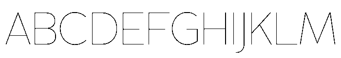 Adrianna Ultra Light Font UPPERCASE