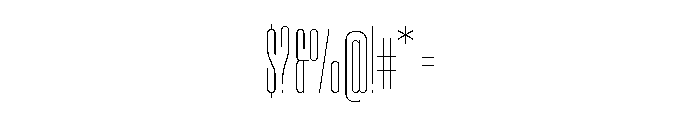 Adventures Unlimited Sans Thin Font OTHER CHARS