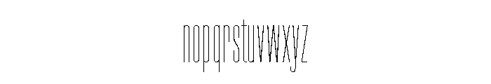 Adventures Unlimited Sans Font LOWERCASE