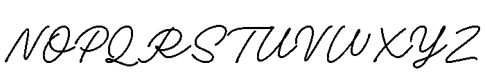 Adventures Unlimited Script Bold Font UPPERCASE