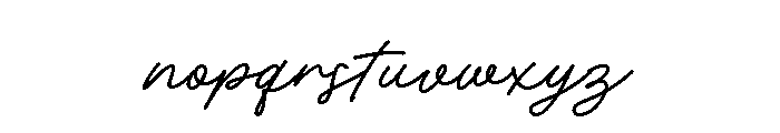 Adventures Unlimited Script Bold Font LOWERCASE