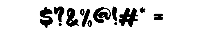 AEROSOL BRUSH Font OTHER CHARS