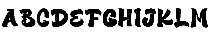 AEROSOL BRUSH Font UPPERCASE