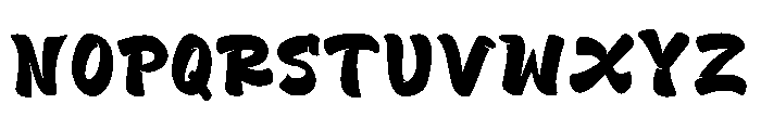 AEROSOL BRUSH Font UPPERCASE