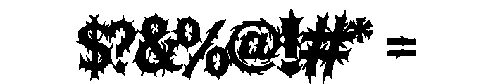 Aegon Shadow Regular Font OTHER CHARS