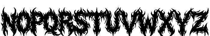 Aegon Shadow Regular Font UPPERCASE