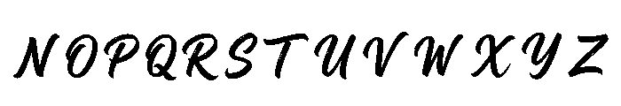 Aemilia Regular Font UPPERCASE