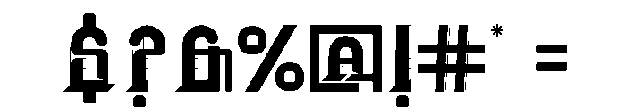 Aerho Ghoke Font OTHER CHARS