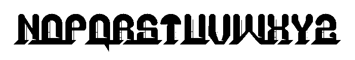 Aerho Ghoke Font LOWERCASE