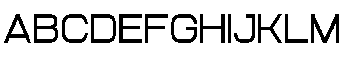 AeroMaze-Expanded Font UPPERCASE