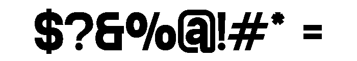 AeroMaze-ExtBdExtExp Font OTHER CHARS