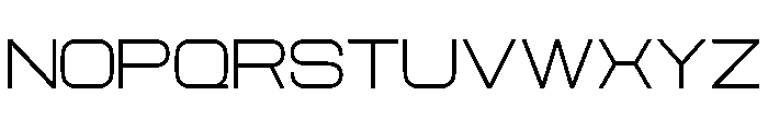 AeroMaze-ExtLtExtExp Font UPPERCASE